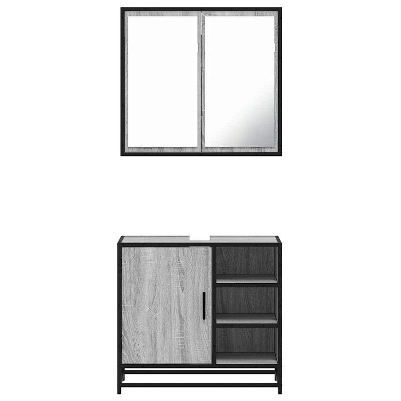 Bathroom Furniture Suite, Light Wood