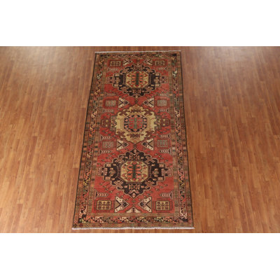 Pink Geometric Traditional Area Rug 5x10