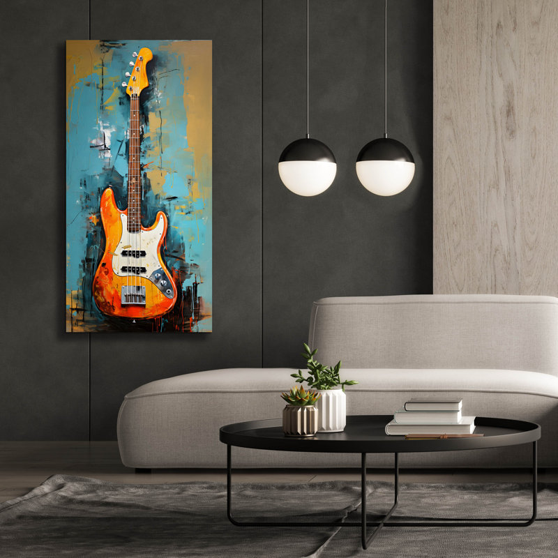 «Fender Bass 2» par Sean Parnell, art mural sur toile