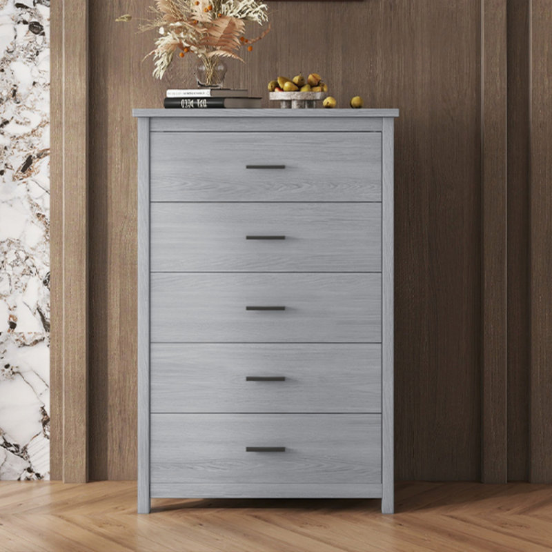 Commode, commode style champêtre rétro, Gris clair