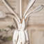 Porte-bougie rétro blanc floral, porte-bougie élégant en métal, porte-bougie branche