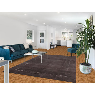 Tapis indien tribal de style Gabbeh 7 x 10
