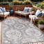 Tapis d'intérieur / extérieur beige / gris-1789094856