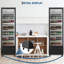 Réfrigérateur à boissons grande capacité 13,4 pieds cubes - Merchandiser à porte en verre - 5 tablettes réglables - Éclairage à DEL - Réfrigérateur à affichage vertical pour restaurant, magasin, bar - utilisation commerciale
