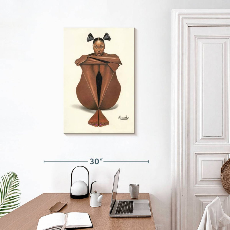 Leisha Black Diamond I, 30" H x 20" W