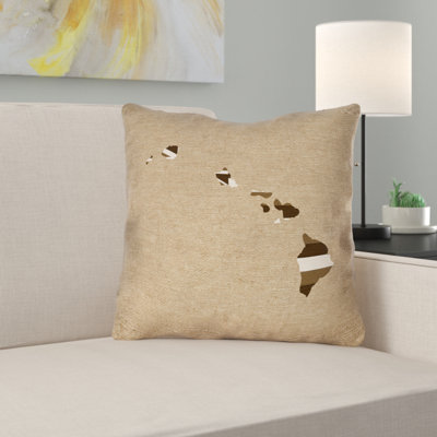 Coussin décoratif drapeau Katelyn Smith Hawaii
