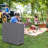 Waterproof 80 Quarts Cooler Cover, Gray
