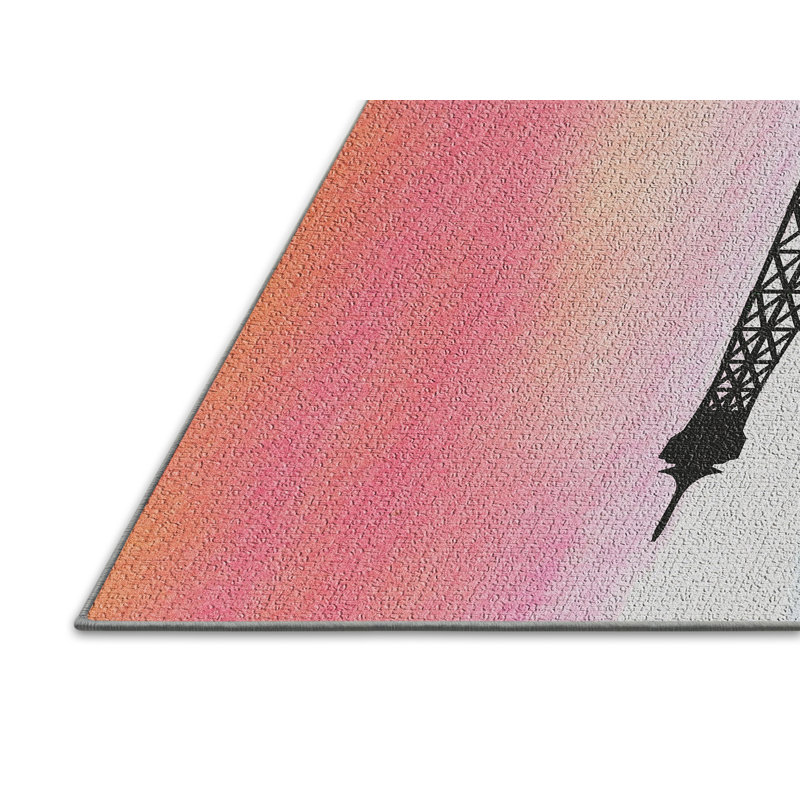 Tapis bleu Tour Eiffel, Rectangle 4 pi x 6 pi