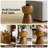 Solid Wood Sculptural Hourglass Shape End Table