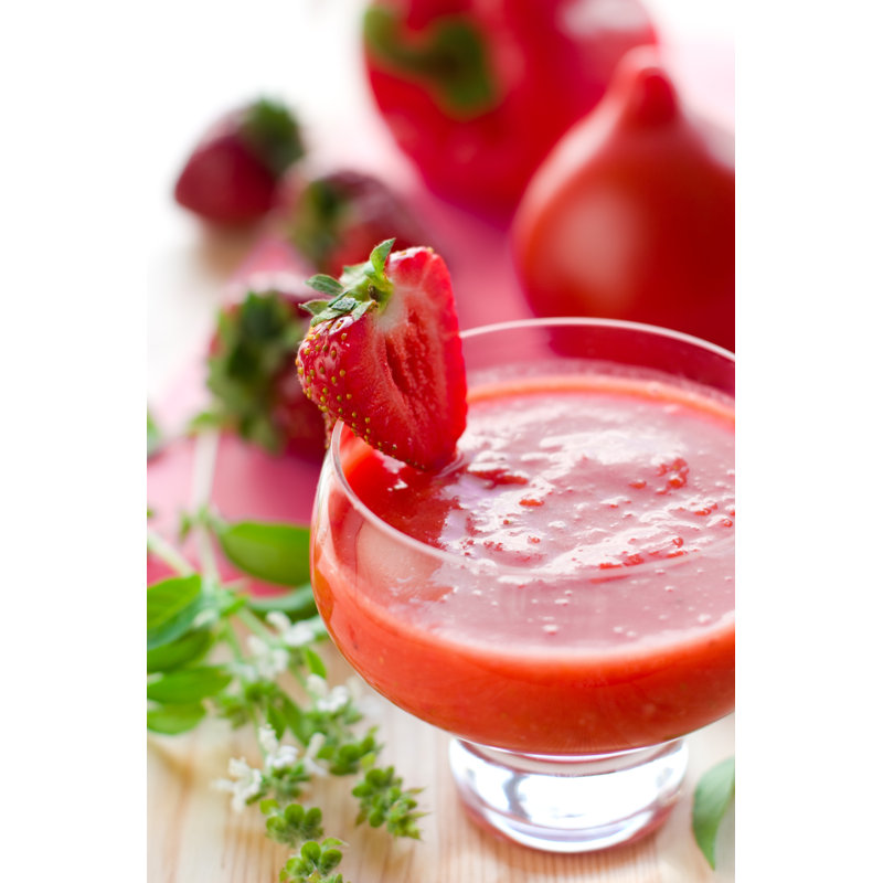 Gazpacho Soup With Strawberry by Sarsmis - Wrapped Canvas Print, 46cm H x 30cm W