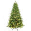 Arbre de Noël illuminé de 6 pi avec 350 lumières à DEL blanc chaud, arbre articulé en PVC réaliste de 1228 pointes pour une installation facile et une joie des Fêtes