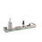 Akeeyla 1 Piece Metal and Glass Floating Shelf