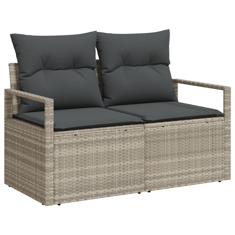 175cm Wide Patio Sofa with Cushions