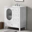 Armoire de meuble-lavabo 30 po avec trois tiroirs et porte-106781630