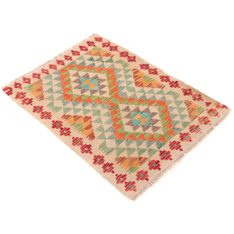 Southwestern Wool Hand Woven 60cm X 90cm Area Rug