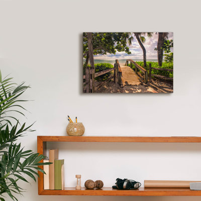  'Beach Access' by Danny Head Canvas Wall Art, 18" x 12"