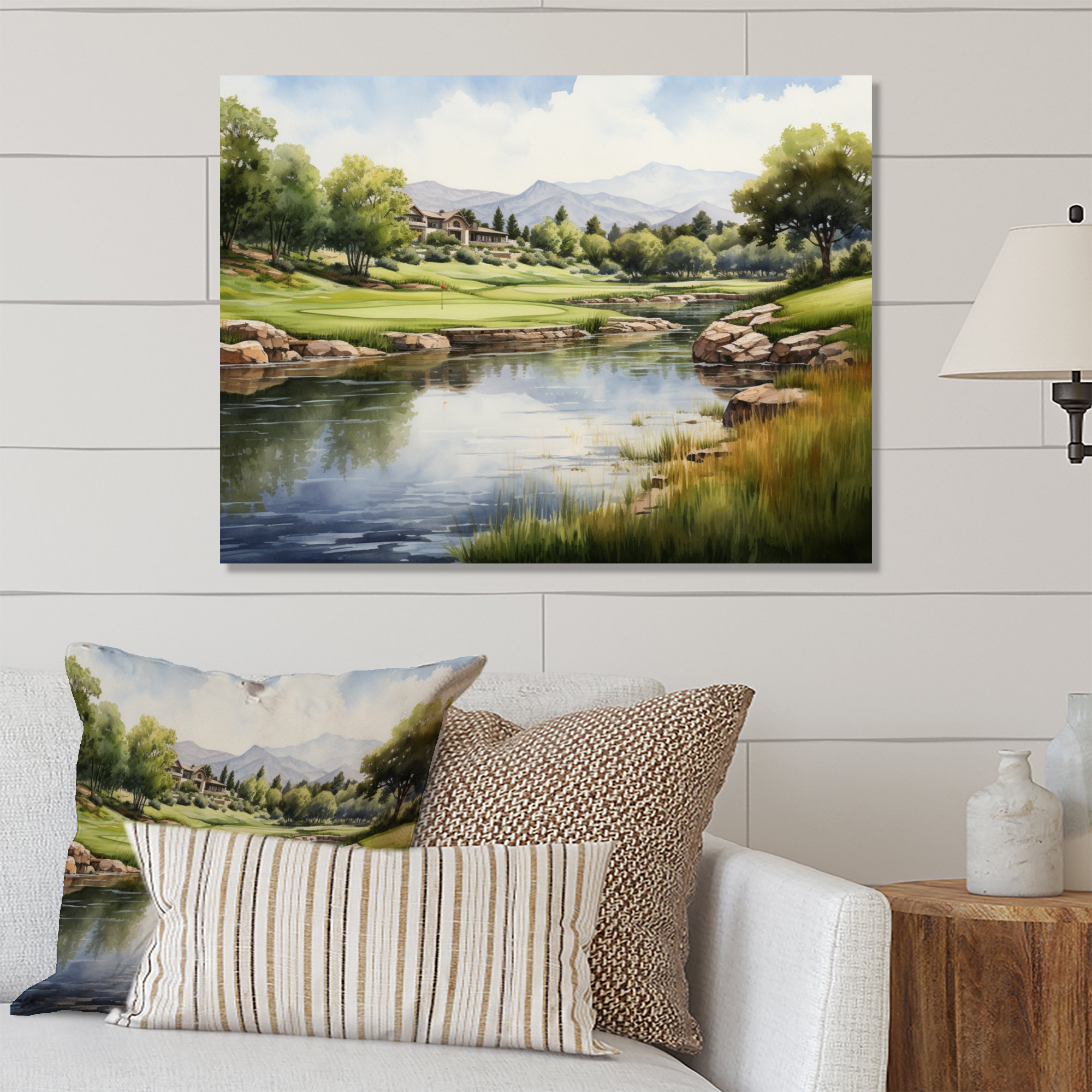 Winston Porter Country Clubs Golf Course Country Clubs Metal Wall