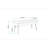 Modern Velvet Bench with Hornbeam Legs, White & Soho Colors, 43.3 x 18.1 x 18.1 Inches | 100% Melamine Coated Particle Board, 0.7 Inch Thickness | Stylish Storage Unit 37.4 x 4.7 x 10.6 Inches | Perfect for Scandinavian Decor-1697425461