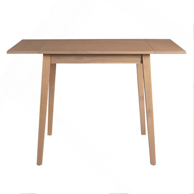 29"- 45" Extendable Dining Table For 4, Folding Kitchen Table With Rubberwood Legs, Space-Saving Dinner Table For Living Room, Kitchen, Dining Room, Small Space (Only Table)