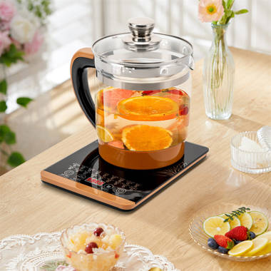 electric tea kettle with tea infuser