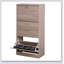 Armoire de rangement à 3 tiroirs, range-chaussures en bois à 3 niveaux pour vestibule