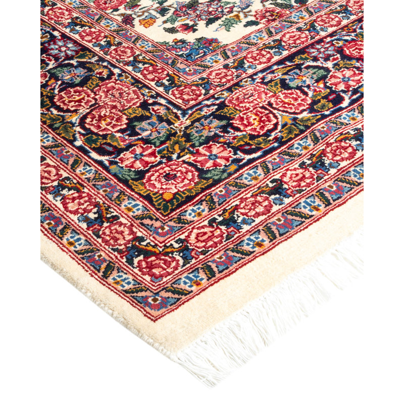 Classic One-of-a-Kind 6' 2" x 9' 2" Hand Knotted Area Rug
