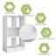 100cm H x 60cm W Cube Bookcase-1508331487