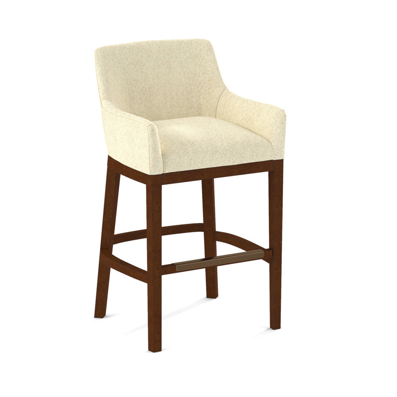 Upholstered Stool, Black, 61645-65