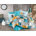 Turquoise/White