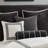8 Piece Queen Embroidered Comforter Set with Oversized Duvet