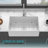 White Porcelain Ceramic Kitchen Sink, Single Bowl, Reversible Design, 33 X 18 X 10 Inch | Gift Idea