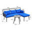 Ensemble de conversation modulaire avec coussins 3 pièces Franzoni-1654981122