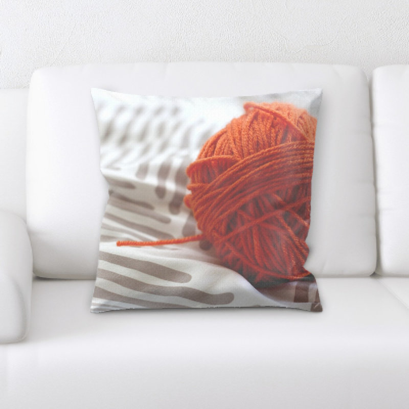 Coussin en laine