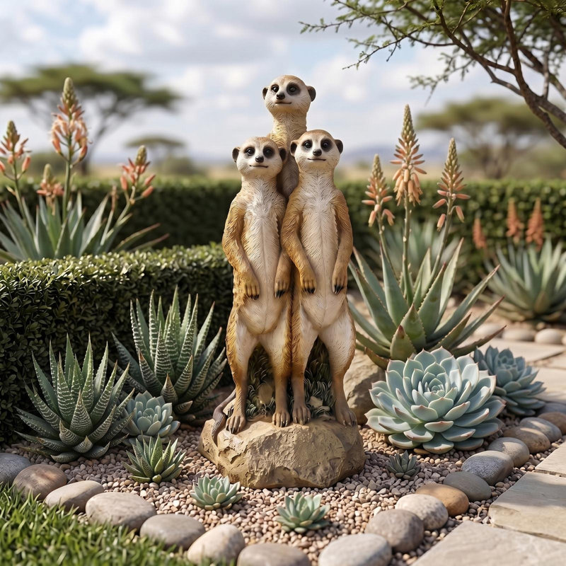 The Meerkat Gang Statue