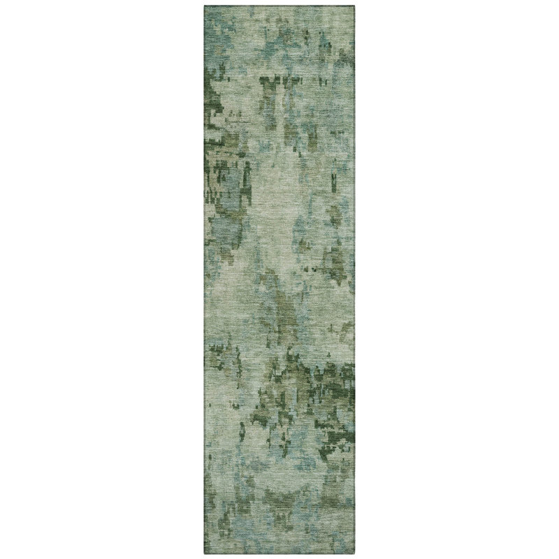 Machine Washable Indoor/Outdoor Earleville ACN2360 Casual Rug, Runner 2'3" x 7'6"