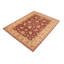 Tapis oriental brun en laine noué à la main 8 pi 2 po x 9 pi 7 po Baccio