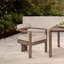 Chaudry Wood Outdoor Dining Armchair with Cushion
