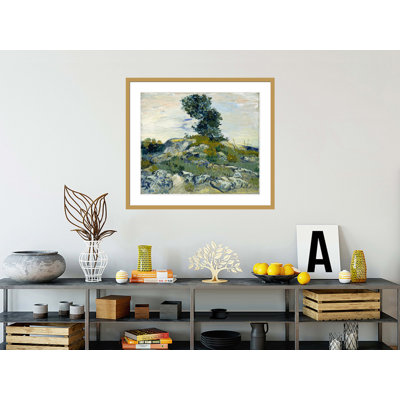 «The Rocks» par Vincent van Gogh, impression giclée encadrée