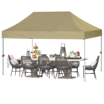 Amaziyah 96'' W x 96'' D Steel Pop-Up Canopy