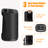 Small Portable Ceramic Electric Heater Fan With Thermostat, Tip-Over And Overheat Protection, 1500W-105302054