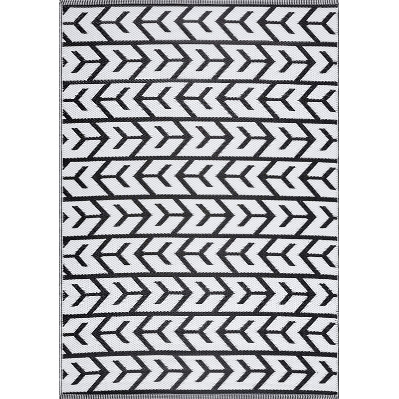 Allistir Geometric Indoor / Outdoor Rug, Rectangle 5' x 7'