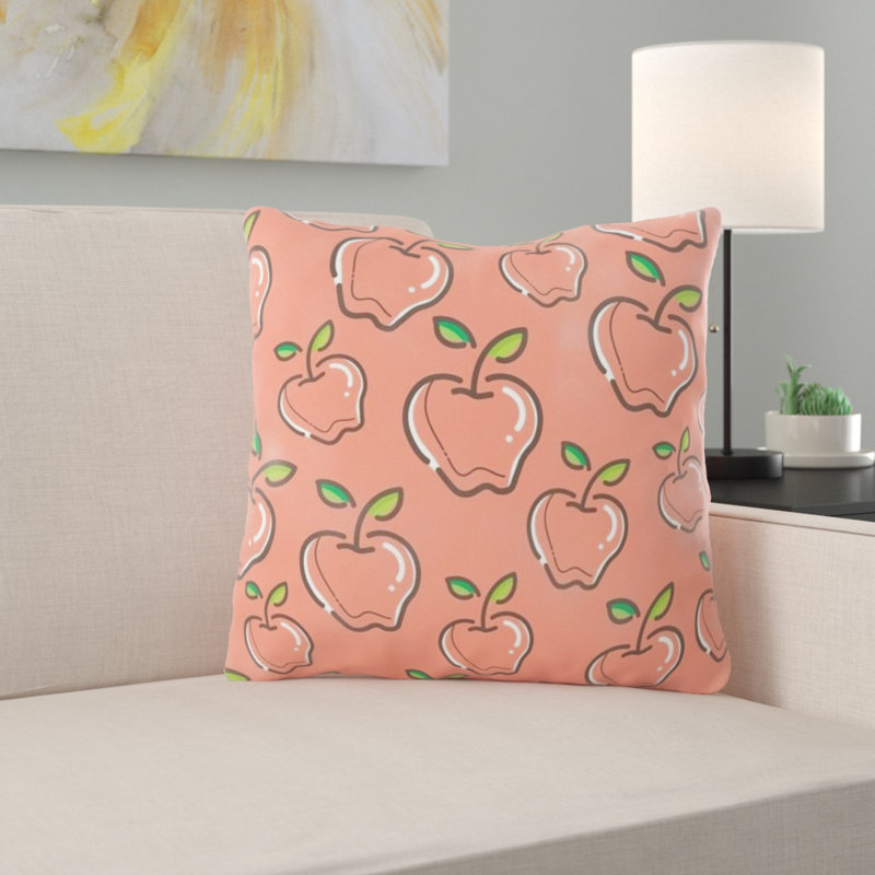 Coussin design, Orange, Intérieur
