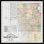 Carte sectionnelle du Kansas - cadre photo-1567554668
