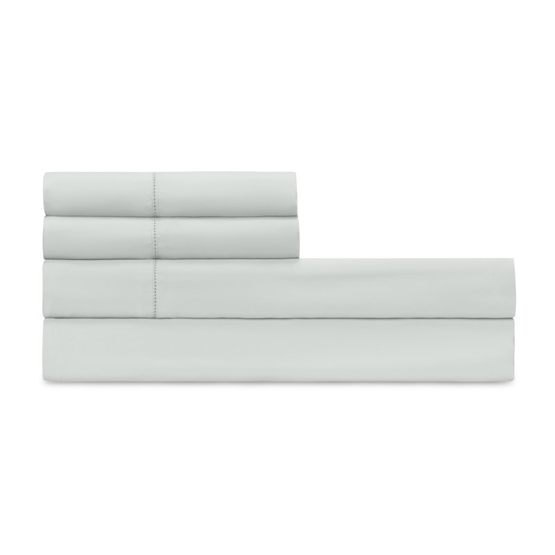 Princess Sateen Sheet Set, Oyster, Twin Sheet Set + 2 Pillowcases