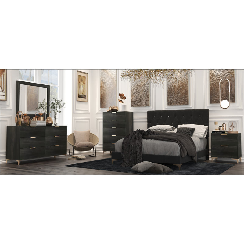 Upholstered Bed, Kingsize (5')