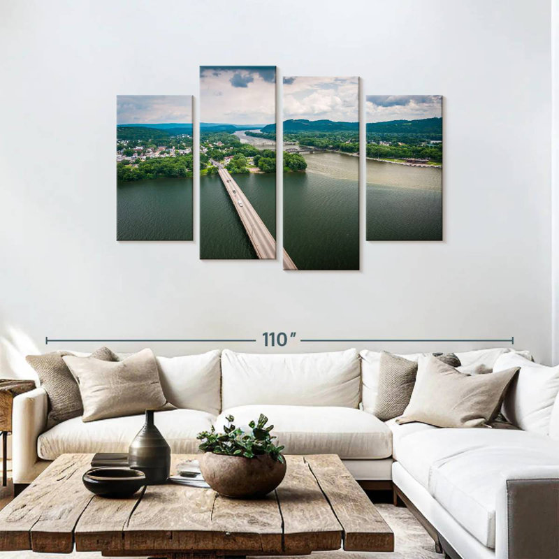 Pont Alvord Susquehanna River, H 48 po x l 75 po