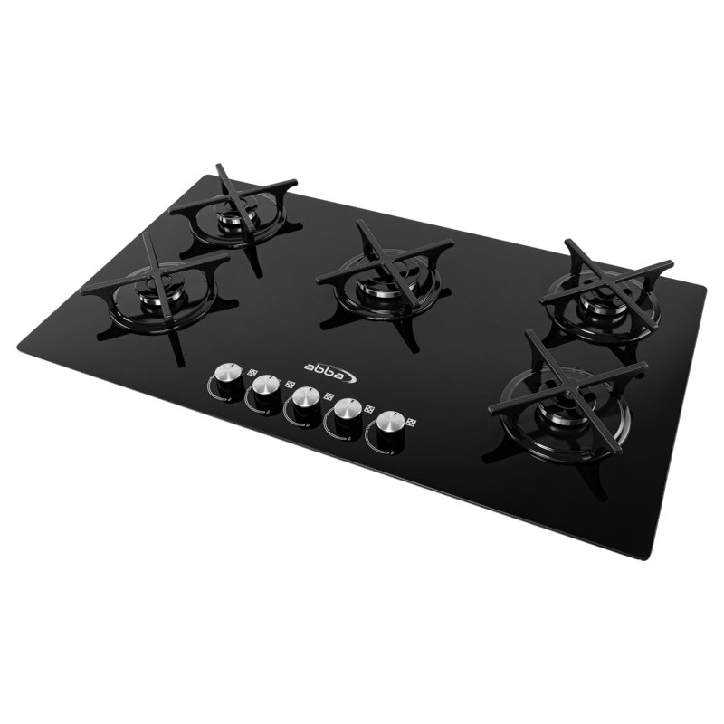 Plaque de cuisson 36 au gaz avec 5 brûleurs