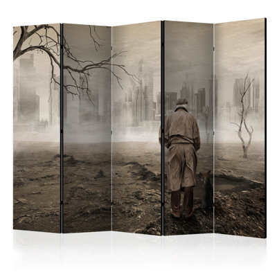 Landaff 225cm W x 172cm H 5 - Panel Folding Room Divider