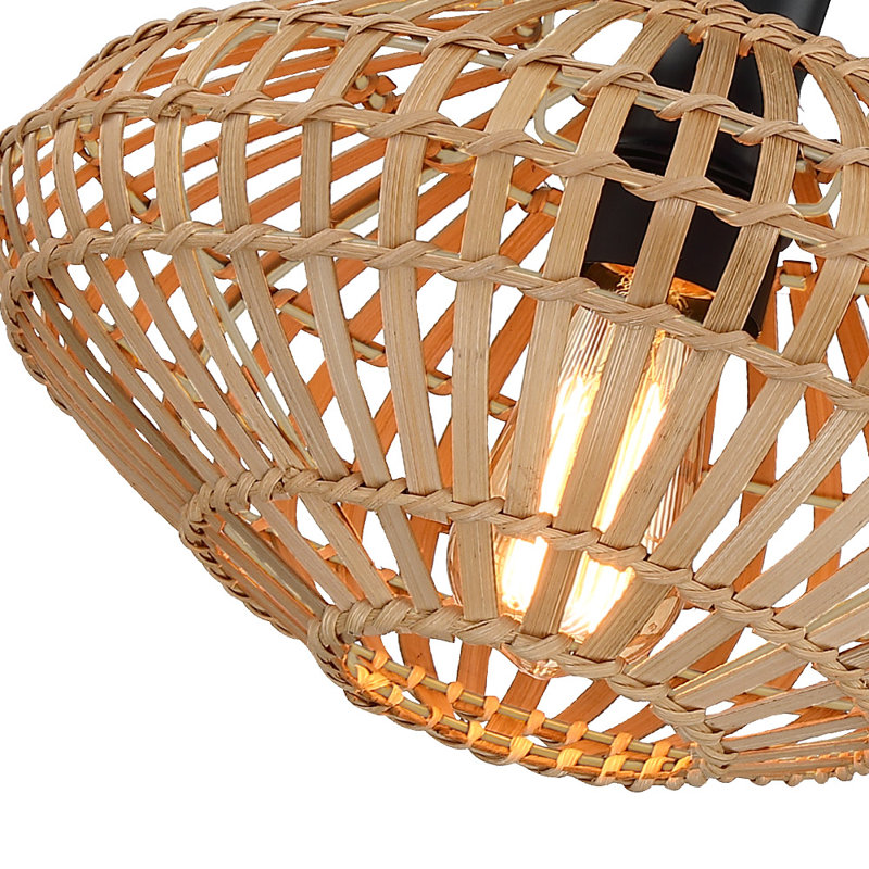 Plafonnier cylindrique semi-encastré en cage 13 po Yingst