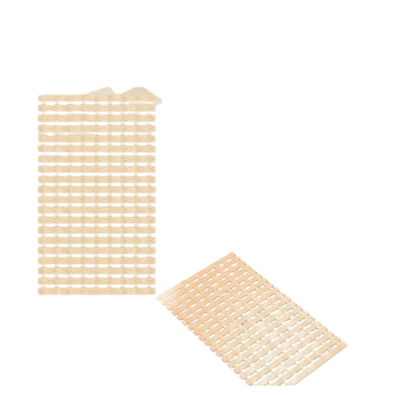 Tapis de bain antidérapant avec ventouses beige